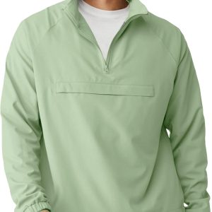 Men's Athletic Quarter Zip Pullover Golf Hiking Running Lightweight Jacket Workout Sweatshirt With Pocket